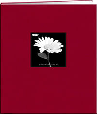 Pioneer MB-811CBF  8 1/2 Inch by 11 Inch Postbound Frame Cover Memory Book, Apple Red