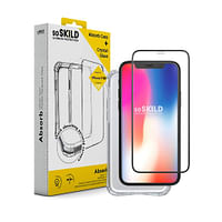 SoSkild - Absorb 2.0 Impact Case Transparent & Tempered Glass Screen Protector (iPhone 11 Pro)