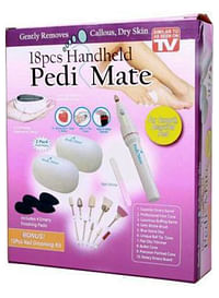 Pedi Mate 18-Piece Handheld Pedicure Kit