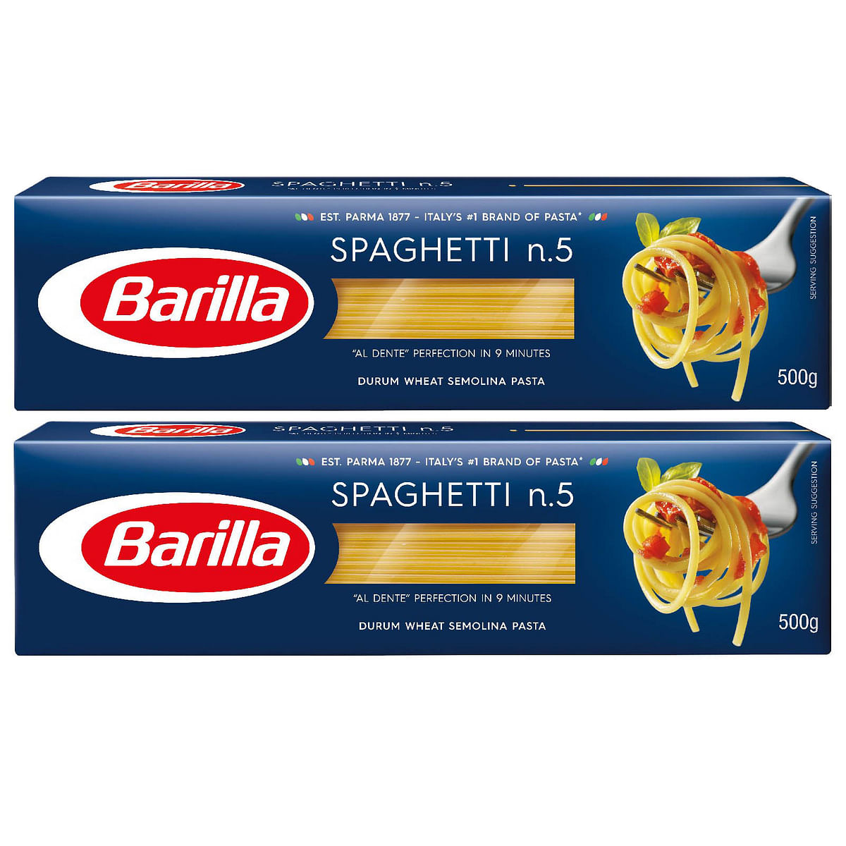 Barilla Spaghettini No.5 500g (Pack of 2)