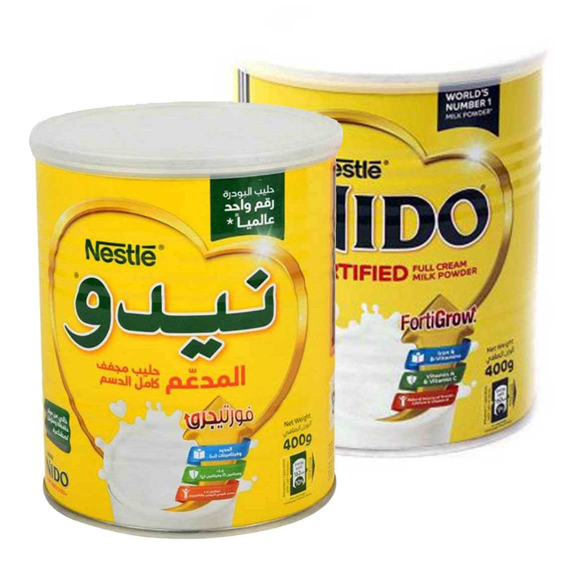 Nido Instant Full Cream Milk Powder - 400g Tin (Pack Of 3), Versatile For Cooking, Baking, Drinks