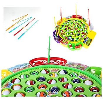 Fishing Game Toy 45 Fishes with 5 Fishing Rods