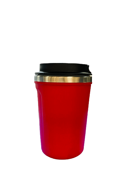Double Wall Insulated Stainless Steel Suction Water Bottle, Travel Coffee Mug.RED