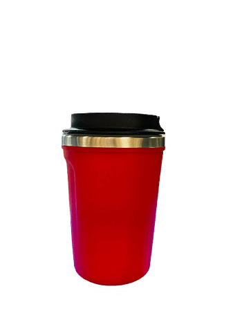 Double Wall Insulated Stainless Steel Suction Water Bottle, Travel Coffee Mug.RED