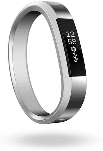 Replacement Metal Bands Bangle for Fitbit Alta HR Alta Bracelet- Silver