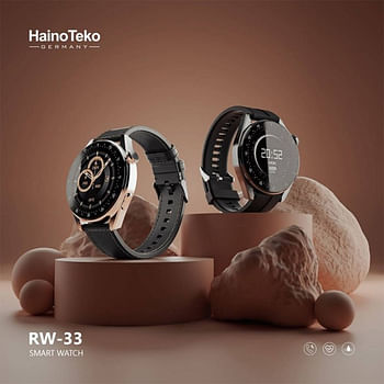 Haino Teko Germany  46mm Bluetooth Smart Watch, Calls * for Android & IOS Black