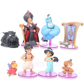 Prince and Princess 8 Pcs Inspired Action Figure Toy for Cartoon Lovers | Model Mini Toy | Cake Topper & Home Décor | A Perfect Gift