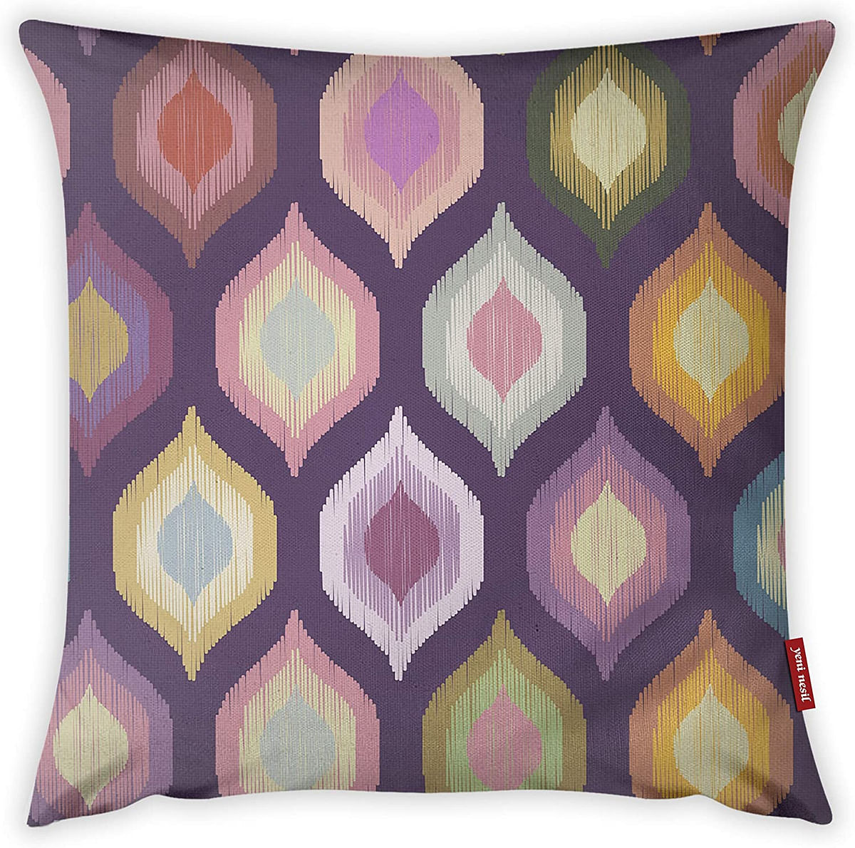 Mon Desire Double Side Printed Decorative Throw Pillow Cover, Multi-Colour, 44 x 44 cm, MDSYST3503