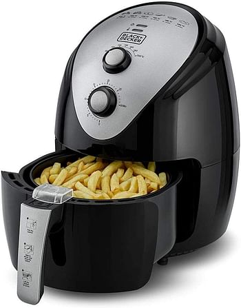 BLACK+DECKER Air Fryer Rapid Air Convection Technology Manual Control 1500W 3.5L 1500W AF150-B5 2 Years Warranty