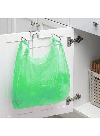 Trash Bag Holder Over Door Hanging Bin Ideal for Kitchen Cabinets Doors Cupboards