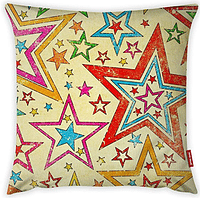 Mon Desire Double Side Printed Decorative Throw Pillow Cover, Multi-Colour, 44 x 44 cm, MDSYST3466