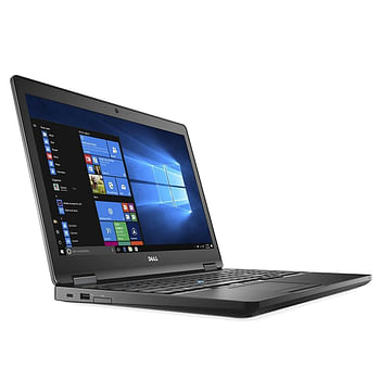 Dell Latitude E5580 Laptop with 15.6 inch Display, 7th Gen, Intel Core i5 Processor, 8GB RAM, 256GB SSD, Intel HD Graphics 520,Windows 10 Pro , Black color