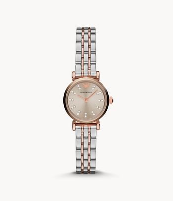 Emporio Armani Women's Two Tone Stainless Steel Watch AR1841