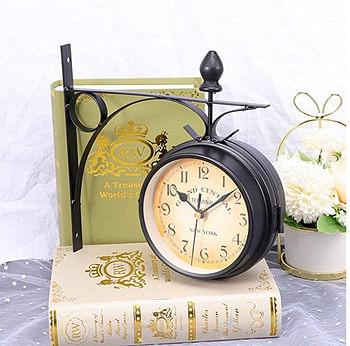 European Style Double Sided Vintage Wall Clock | Home Décor