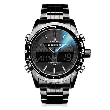 Naviforce NF9138S mens Watch, Analog and Stainless Steel - NF9024 -BBR