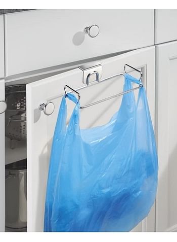 Trash Bag Holder Over Door Hanging Bin Ideal for Kitchen Cabinets Doors Cupboards