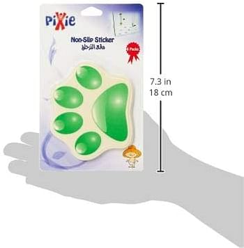 Pixie Non-Slip Paw Green, Pack of 3