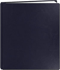 Pioneer FTM-811L/NB Photo Albums 20-Page Family Treasures Deluxe Navy Blue Bonded Leather Cover Scrapbook for 8.5 x 11-Inch Pages