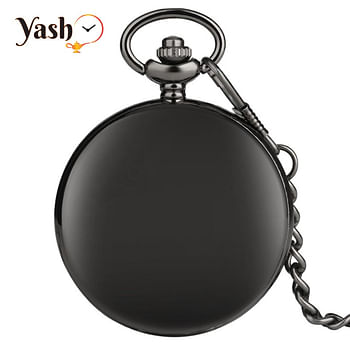 Yash Retro Style I Love You Quartz Pocket Watch For Husband Wife Love Couples