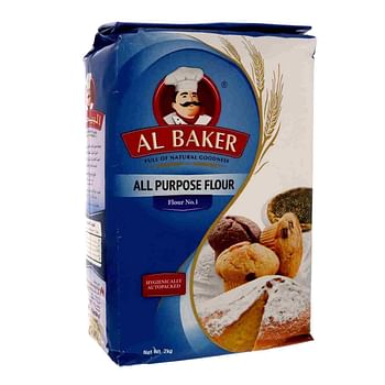 Al Baker All Purpose Flour 2kg (Pack of 2)