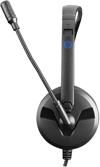 HP DHE-8009 Gaming Stereo Headphone with Mic, Black