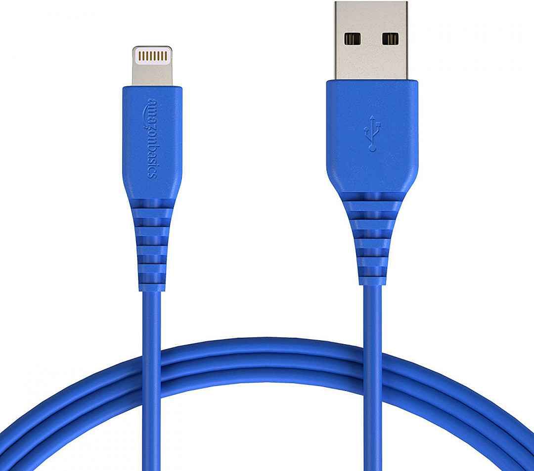 Lightning to USB A Cable - Apple MFi Certified iPhone Charger 6-Foot -  Blue