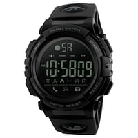 SKMEI 1303 Smart Watch Bluetooth Digital Sport Unisex Watch with Pedometer for iOS Android - Black