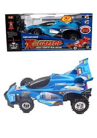 X-Gallop 15x6” Remote Control Toy Car (Blue)