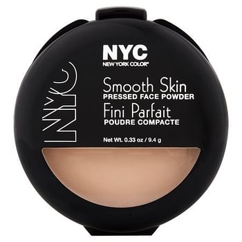 N.Y.C. New York Color Smooth Skin Pressed Face Powder, Warm Beige