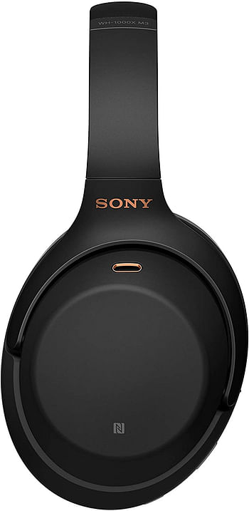 Sony WH-1000XM3 Wireless Noise Cancelling Headphones with Mic - Black, (WH1000XM3/B)