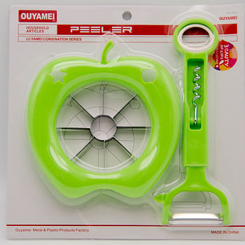 Apple cutter tool and universal opener with peeler.