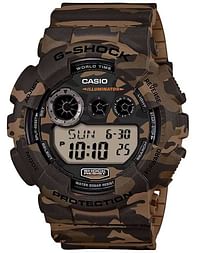 Casio GD-120CM-5DR G-Shock For Men Camouflage Digital Dial Resin Band Watch - Japanese Quartz Movement