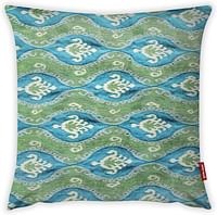 Mon Desire Decorative Throw Pillow Cover, Green/Blue, 44 x 44 cm, MDSYST4070