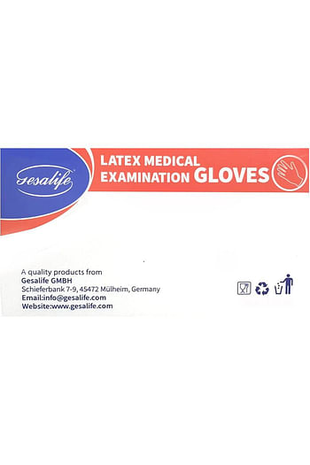 Powder Free Latex Disposable Gloves 100 Pcs