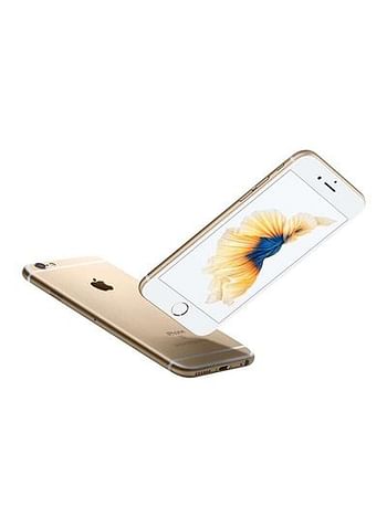 Apple iPhone 6s Gold 64GB 4G LTE with free glass protector and clear case cover