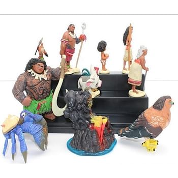 Action Figure Sea Queen 10-Pieces Collectable Toy Set for Kids above 3 Years | Cake Topper