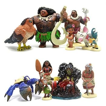 Action Figure Sea Queen 10-Pieces Collectable Toy Set for Kids above 3 Years | Cake Topper