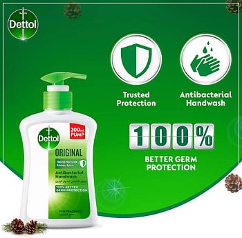 Dettol Original Anti-bacterial PH-Balanced Handwash 200ml