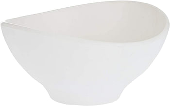 15.7 Cm Horeca Hammered Bowl White