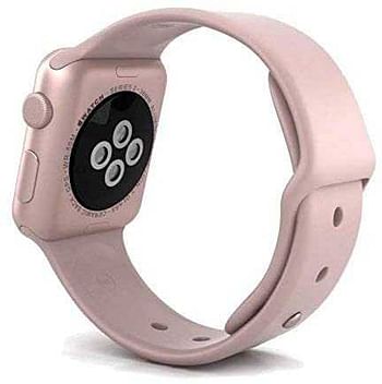 Apple Watch Series 2 Smartwatch 38mm Rose Gold Aluminum Case, Pink Sand Sport Band