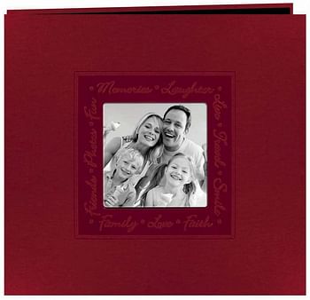 Pioneer MB-10CLSCR 12x12 Script Embossed Frame Cover Scrapbook