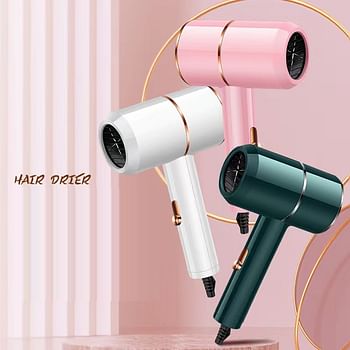 Electric Mini Hair Dryer Blower Home Travel Portable Red