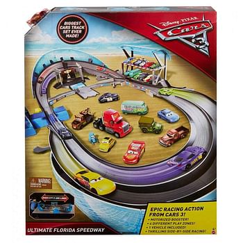 Disney Pixar Cars 3 Ultimate Florida Speedway Track Set Playset FCW02