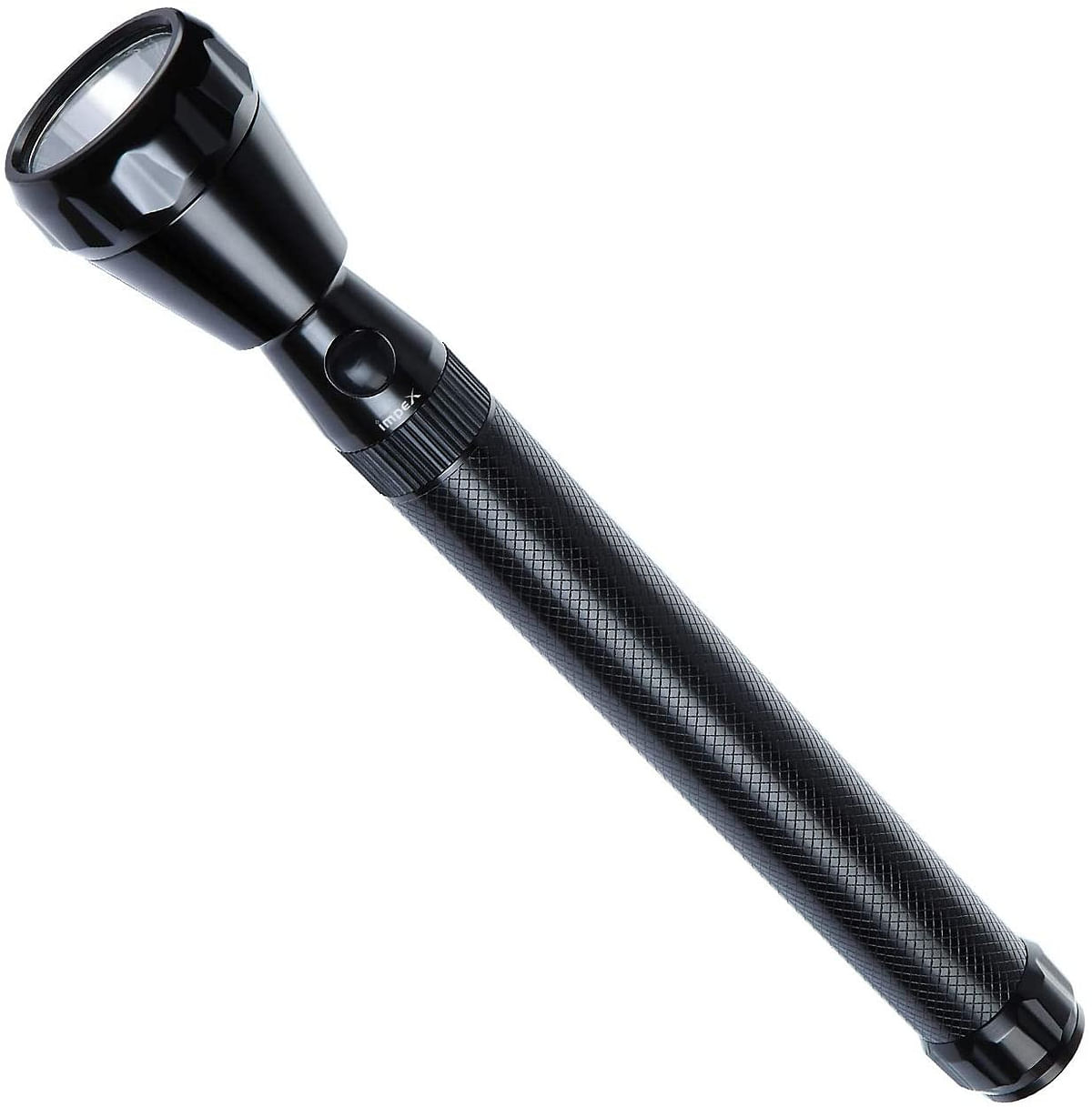 Impex  Rechargeable LED Handheld Flashlight (Distance Covered Upto 1600 Meters)