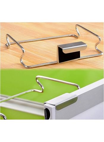 Trash Bag Holder Over Door Hanging Bin Ideal for Kitchen Cabinets Doors Cupboards