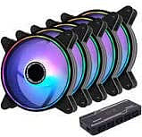 ZonixPlay RGB FAN FOR GAMING CPU 3 Nos  fan Set for Gaming PC's