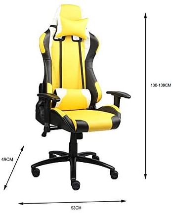 Racoor Video Gaming Chair, Multi Color - H 130 cm x W 69 cm x D 49 cm
