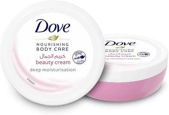 Dove Nourishing Body Care Beauty Cream 250ml (Pack of 2 pieces)