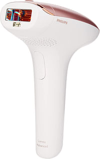 Philips Lumea Advanced IPL Hair Removal Device with 2 Attachments for Body & Face + Complimentary Facial Hair Remover. Compact Touch-Up Trimmer . 3 pin, BRI921/60. 2 years warranty