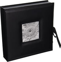 Pioneer PBX-120/BLK Photo Albums 120-Pocket 3-Ring Sewn Leatherette Frame Cover Photo Box for 4 by 6-Inch/5 by 7-Inch/6 by 8-Inch Prints, Black